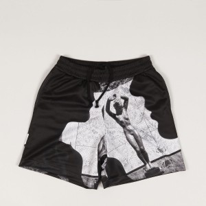 Rassvet La Melancolia Statue Shorts Black